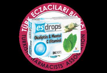 ESDROPS OKALIPTUS & MENTOL C VITAMINLI PASTIL  24 pastil