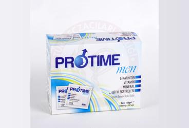 PROTIME MEN L-KARNITIN, VITAMIN, MINERAL VE BITKI EKSTRELERI ICEREN SASE 5 g 30x5 g saşe
