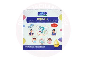 DR.US OMEGA 3 TAKVIYE EDICI GIDA FLAKON  28 adet