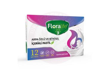 FLORA LIFE ARPA OZLU VE BITKISEL ICERIKLI PASTIL  12 pastil