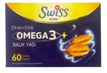 SWISS BORK OMEGA KAPSUL  60 kapsül