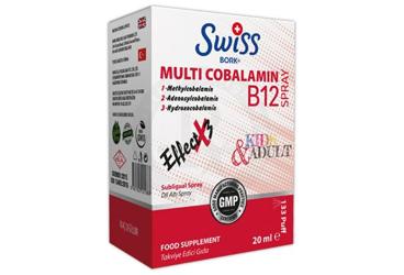 SWISS BORK MULTI COBALAMIN B12 SPRAY 133 puff 20 ml şişe