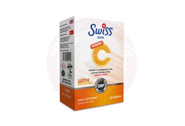 SWISS BORK VITAMIN C ESTER TAKVIYE EDICI GIDA  30 tablet