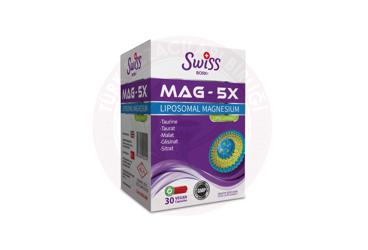 SWISS BORK MAG-5X LIPOZOMAL MAGNEZYUM  30 kapsül