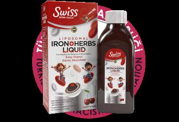 SWISS BORK IRON HERBS KIDS SIVI TAKVIYE EDICI GIDA  150 ml şişe