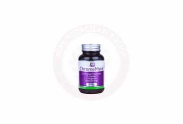 NATROL CHROMEMATE CHROMIUM PICOLINATE, L-LYSINE, L-ARGININE, VITAMIN B6 ICEREN TAKVIYE EDICI GIDA 200 mcg 90 kapsül