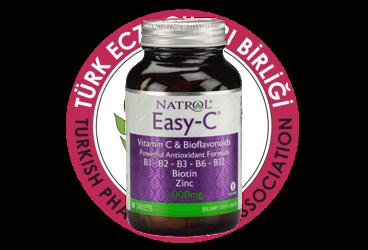 NATROL EASY-C TAKVIYE EDICI GIDA 1000 mg 60 tablet