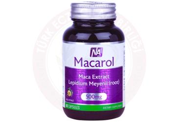 NATROL MACAROL MACA EXTRACT LEPIDIUM MEYENII (ROOT) ICEREN TAKVIYE EDICI GIDA 500 mg 60 kapsül