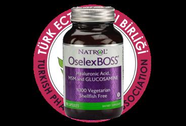 NATROL OSELEXBOSS HYALURONIC ACID, MSM & GLUCOSAMINE ICEREN TAKVIYE EDICI GIDA  90 kapsül