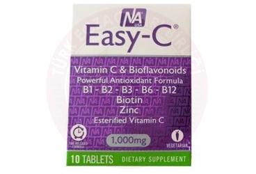 NATROL EASY-C TAKVIYE EDICI GIDA 1000 mg 10 tablet