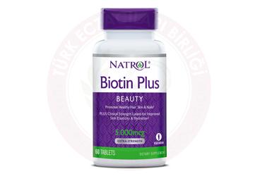 NATROL BIOTIN PLUS BEAUTY TABLET 5000 mcg 60 tablet