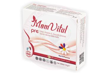 MOMVITAL PRE TAKVIYE EDICI GIDA  30 kapsül