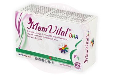 MOMVITAL DHA TAKVIYE EDICI GIDA  30 kapsül
