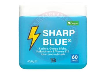 SHARP BLUE RADIOLA, GINKGO BILOBA, FOSFATIDILSERIN, VITAMIN B12 ICEREN TAKVIYE EDICI GIDA  60 kapsül