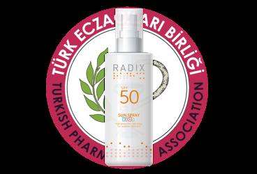 RADIX SPF50 KIDS SUN SPRAY  150 ml şişe