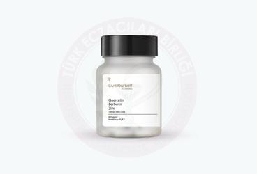 LIVE YOURSELF QUERCETIN, BERBERIN, ZINC ICEREN KAPSUL TAKVIYE EDICI GIDA  60 kapsül