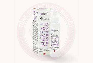 FEETOUCH CLEANSING MILK MAKEUP REMOVER - KECI SUTLU YUZ VE GOZ MAKYAJ TEMIZLEME SUTU  125 ml tüp