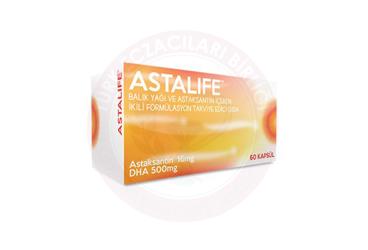 ASTALIFE BALIK YAGI VE ASTAKSANTIN ICEREN TAKVIYE EDICI GIDA  60 kapsül