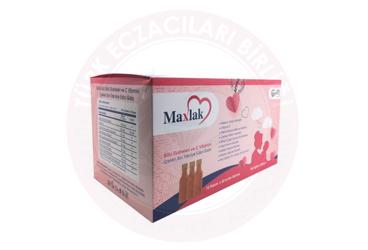 MAXLAK BITKI EKSTRELERI VE C VITAMINI ICEREN SIVI TAKVIYE EDICI GIDA FLAKON  15x30 ml flakon