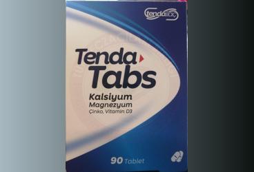 TENDA TABS KALSIYUM, MAGNEZYUM, CINKO VE VITAMIN D3 ICEREN TAKVIYE EDICI GIDA TABLET  90 tablet