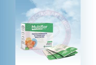 MULTIFLOR PROBIYOTIK MIKROORGANIZMA VE C VITAMINI ICEREN SASE  10 saşe