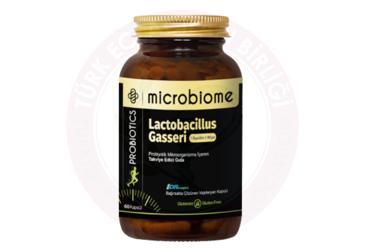 MICROBIOME LACTOBACILLUS GASSERI PROBIYOTIK MIKROORGANIZMA ICEREN TAKVIYE EDICI GIDA KAPSUL  60 kapsül