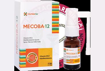 MECOBA-12 SPREY VITAMIN B12 (METILKOBALAMIN) ICEREN TAKVIYE EDICI GIDA  10 ml şişe