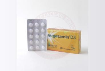 VEGATAMIN D3 CIGNENEBILIR TABLET  60 tablet