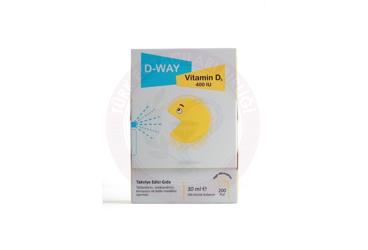 D-WAY VITAMIN D3 SPREY 400 IU 30 ml şişe