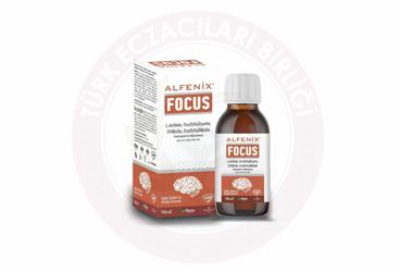 ALFENIX FOCUS MULTIVITAMIN VE MULTIMINERAL ICEREN SIVI TAKVIYE EDICI GIDA  150 ml şişe
