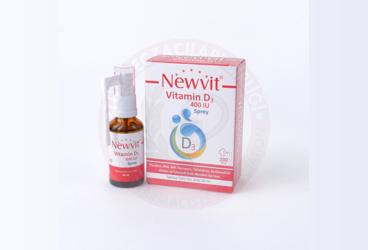 NEWVIT VITAMIN D3 SPREY 400 IU 30 ml şişe