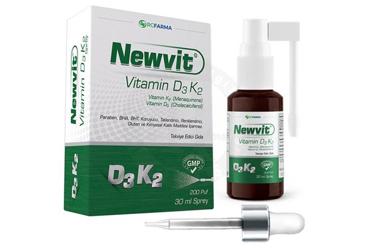 NEWVIT VITAMIN D3 K2 SPREY  30 ml şişe
