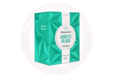 COLLAQUIN HYDROLYZED COLLAGEN HIDROLIZE KOLLAJEN ICEREN TAKVIYE EDICI GIDA  30 saşe