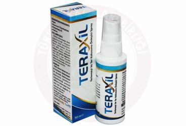TERAXIL TERLEME VE TER KOKUSU ONLEYICI SPREY  50 ml şişe