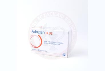 ADRUSEN PLUS BALIK YAGI, VITAMIN VE MINERAL ICEREN TAKVIYE EDICI GIDA  30 kapsül