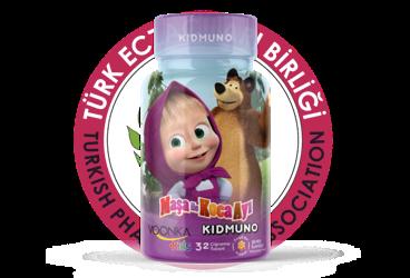 VOONKA KIDS MASA VE KOCA AYI KIDMUNO DOGAL BAL AROMALI TAKVIYE EDICI GIDA  32 tablet