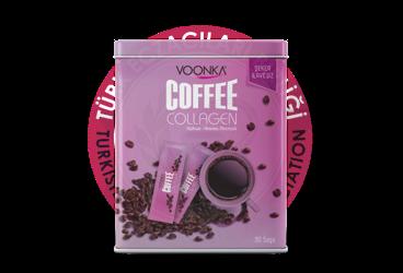 VOONKA COFFEE COLLAGEN KOLLAJEN ICEREN KAHVE KREMA AROMALI TAKVIYE EDICI GIDA  30 saşe