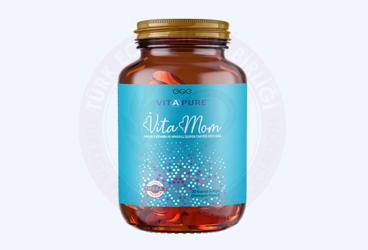 VITAPURE VITAMOM OMEGA3 VITAMIN VE MINERAL ICEREN TAKVIYE EDICI GIDA  30 kapsül