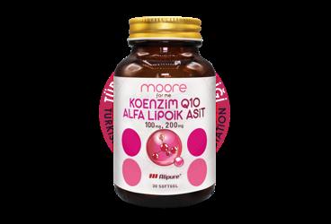 MOORE KOENZIM Q10 & ALFA LIPOIK ASIT TAKVIYE EDICI GIDA  30 kapsül