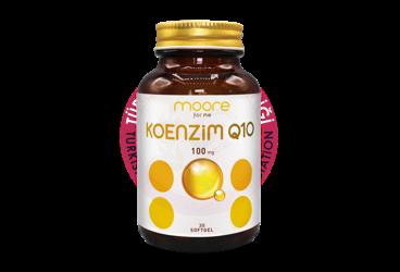 MOORE KOENZIM Q10 TAKVIYE EDICI GIDA 100 mg 30 kapsül
