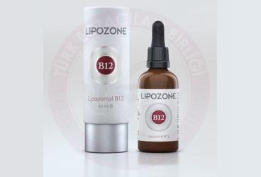LIPOZONE B12 LIPOZOMAL B12 VITAMINI ICEREN TAKVIYE EDICI GIDA  60 ml şişe