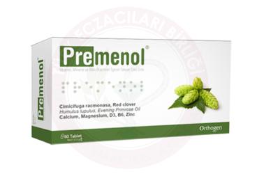 PREMENOL VITAMIN, MINERAL VE BITKI EKSTRELERI ICEREN TAKVIYE EDICI GIDA  60 tablet