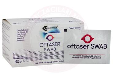 OFTASER SWAB KAS, KIRPIK, GOZ KAPAGI CEVRESI TEMIZLIK MENDILI  30 adet