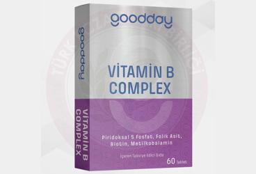 GOODDAY VITAMIN B COMPLEX ICEREN TAKVIYE EDICI GIDA TABLET  60 tablet