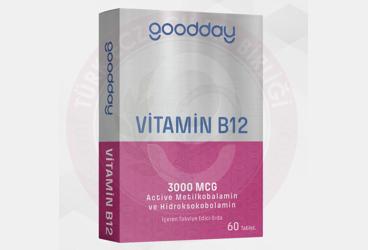 GOODDAY VITAMIN B12 TAKVIYE EDICI GIDA TABLET  60 tablet