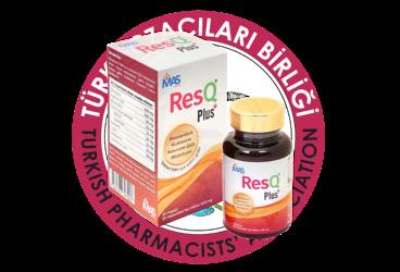 RESQ PLUS RESVERATROL, KUERSETIN, KOENZIM Q10, GLUTATYON ICEREN TAKVIYE EDICI GIDA  30 kapsül