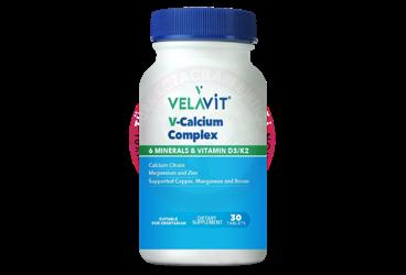 VELAVIT V-CALCIUM COMPLEX TAKVIYE EDICI GIDA  30 tablet