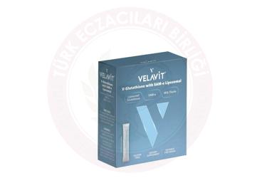 VELAVIT V-GLUTATHIONE WITH SAM-E LIPOSOMAL TAKVIYE EDICI GIDA SASE  30 saşe