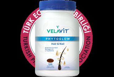 VELAVIT PHYTOGLOW HAIR&NAIL TAKVIYE EDICI GIDA KAPSUL  120 kapsül