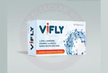 VIFLY KAPSUL L-LIZIN, L-KARNOSIN, VITAMIN C VE GOZOTU ICEREN TAKVIYE EDICI GIDA  30 kapsül